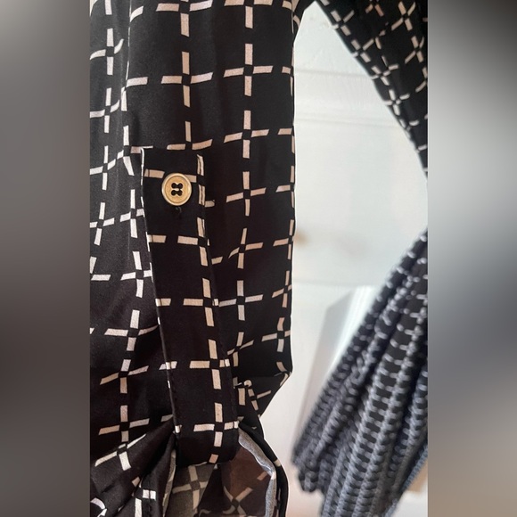 NWT Office Attire- Black and White Patterned Dress in size PXL - Picture 3 of 10